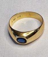 Blauer Safir in Gold 14 ct