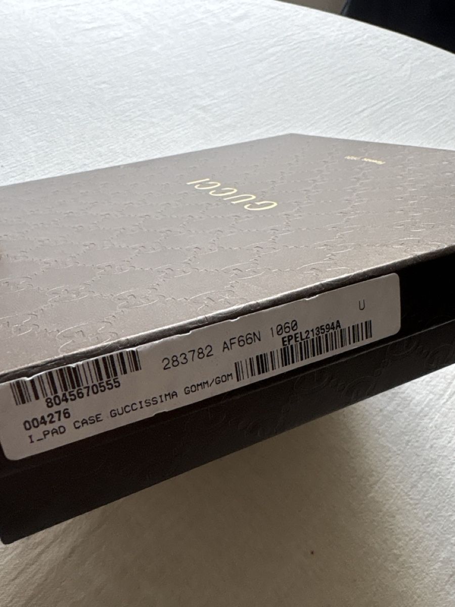 Gucci Borse: Gucci Black Guccissima iPad Case – Nuovo (secondo la descrizione) da Zürich venduto da Menino 4