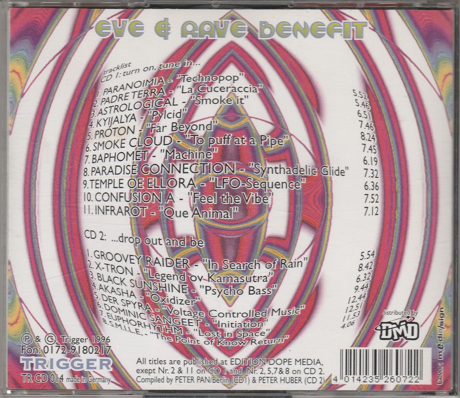 CD: Eve & Rave Benefit – Nuovo (secondo la descrizione) da Hellikon venduto da Jogi73 1
