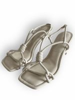 Sandales à talons Anine Bing blanc cuir bon état