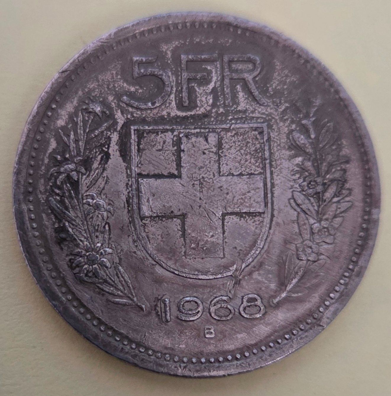 Tutti le monete: 5 Franken 1968. – Usato da Möriken AG venduto da Mavo