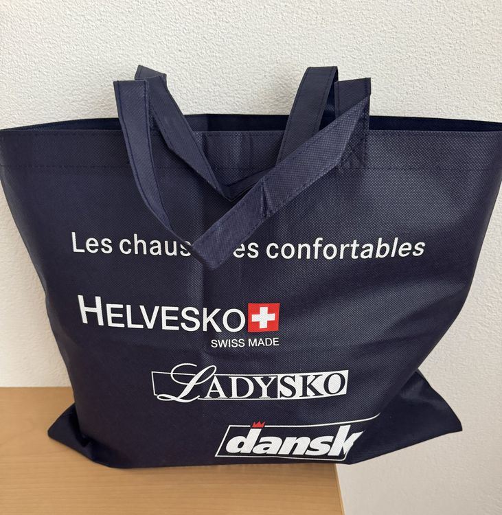 Stofftasche Einkaufstasche Blau 4
