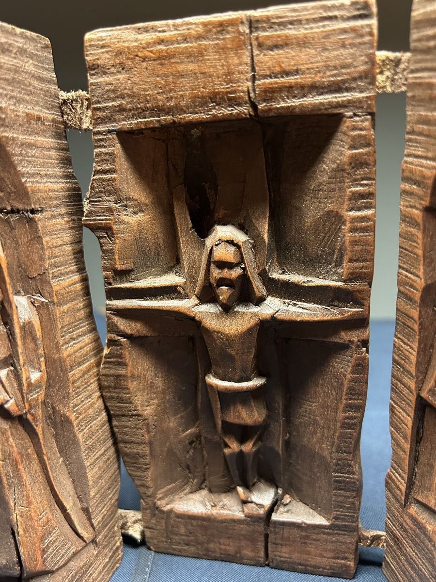 Statuette: Antikes Klapp-Altarbild – Usato da Kreuzlingen venduto da Pix66 2
