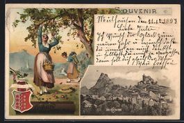 Litho Sion, Ortsansicht von oben, Reklam