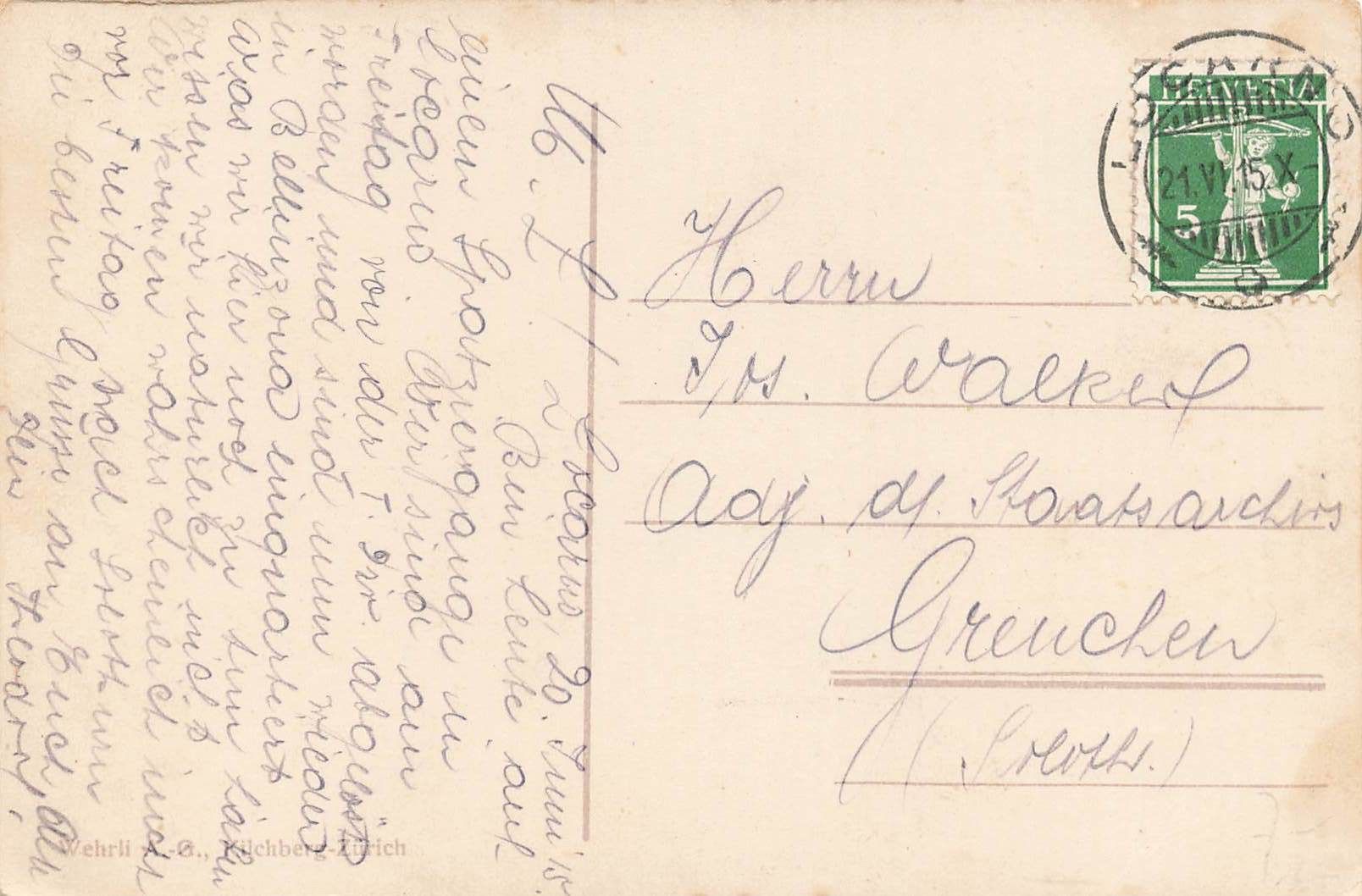 Cartoline postali: Locarno – Usato da Biasca venduto da Blenio71 1