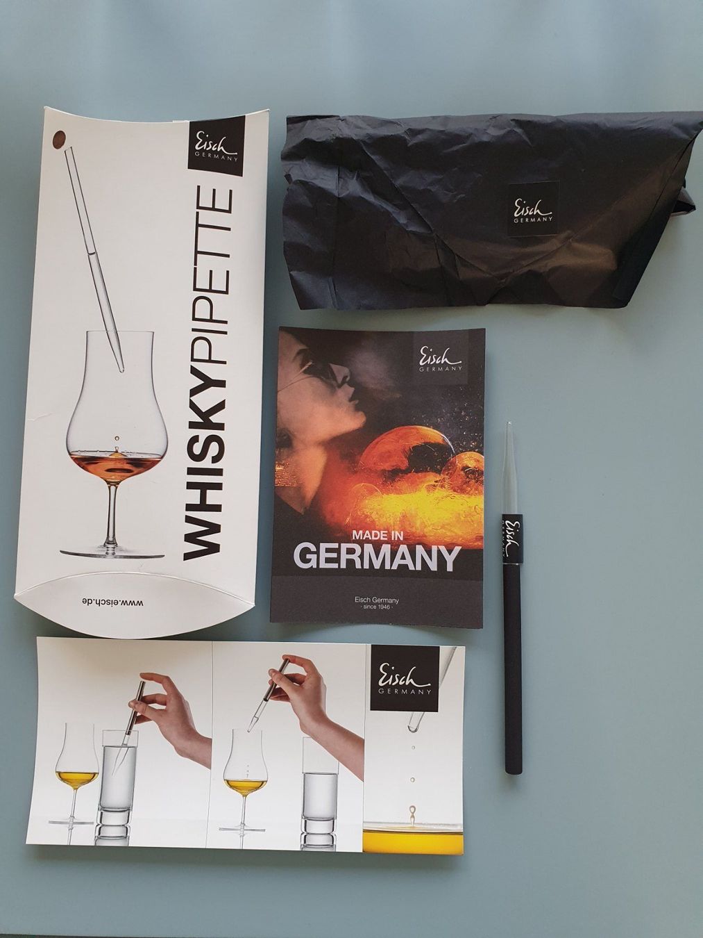 Bicchieri: Neue Whisky Pipette von Eisch – Nuovo e nell'imballaggio originale da Wettingen venduto da __Dom__ 2
