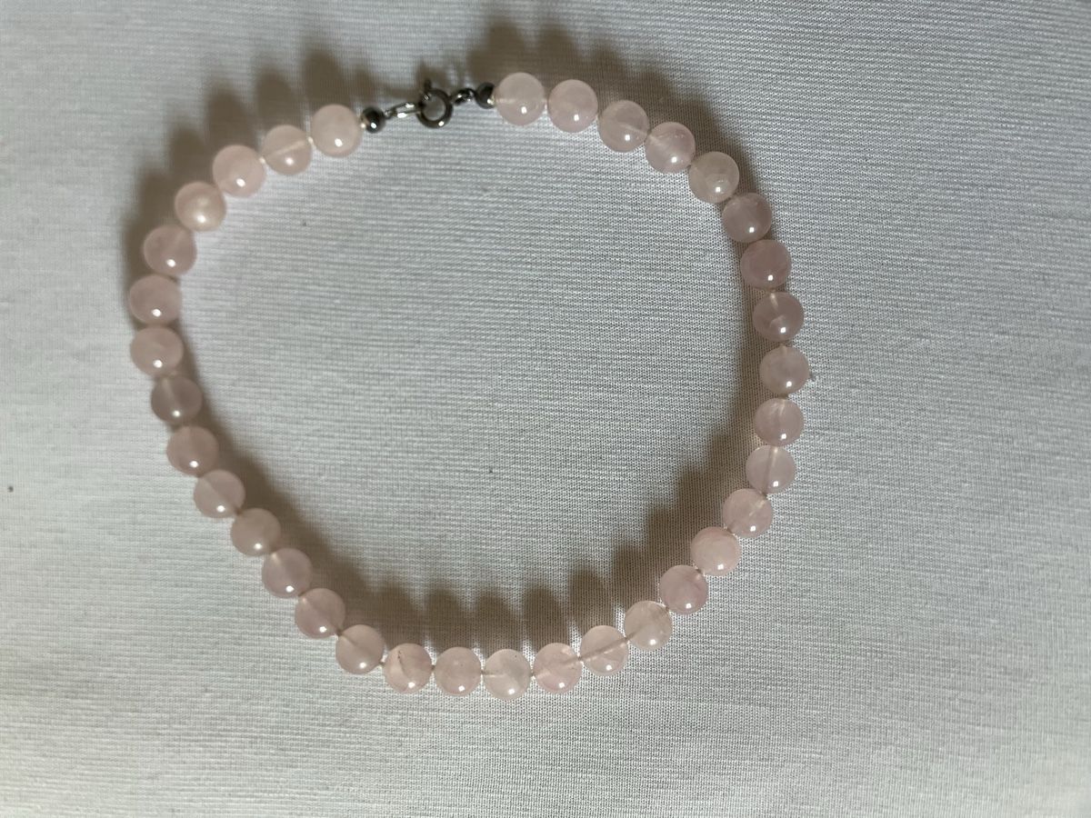 Catenine: Kette Rosaquarz Kugeln – Usato da Lyss venduto da Punktum01 1