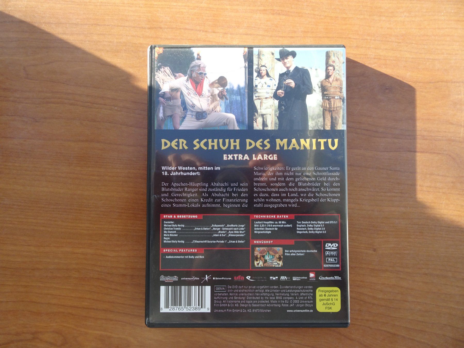 Tutti i DVDs: Der Schuh des Manitu – Usato da Schenkon venduto da Movieplanet 1