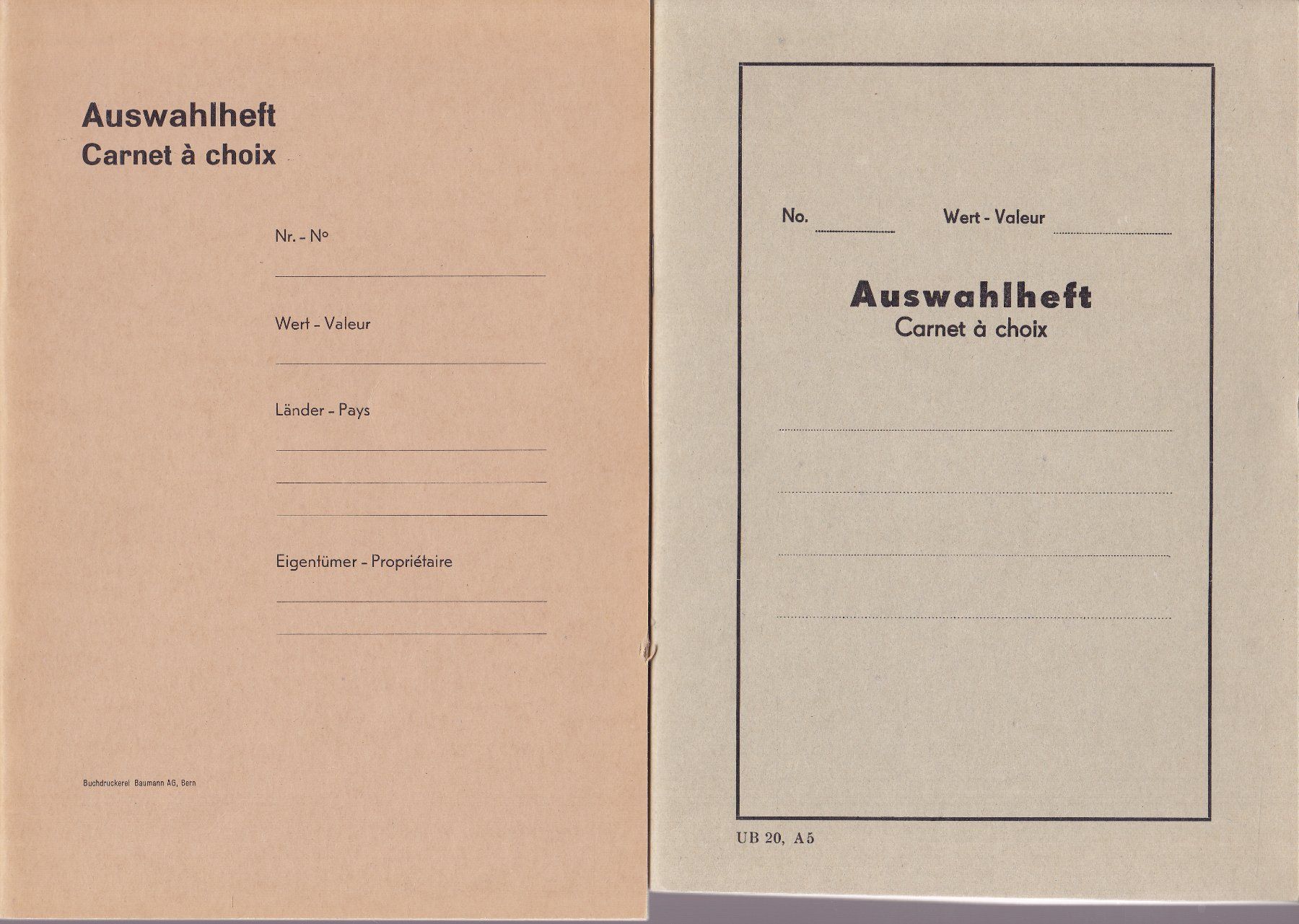 Tutti i francobolli: Div. Auswahlhefte A5 und A6 ungebraucht – Usato da Stettlen venduto da ledzeppelin1951 1