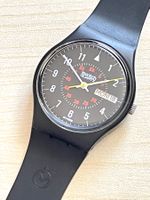 Coole Swatch Uhr, Swiss Made, schwarz, neuwertig!