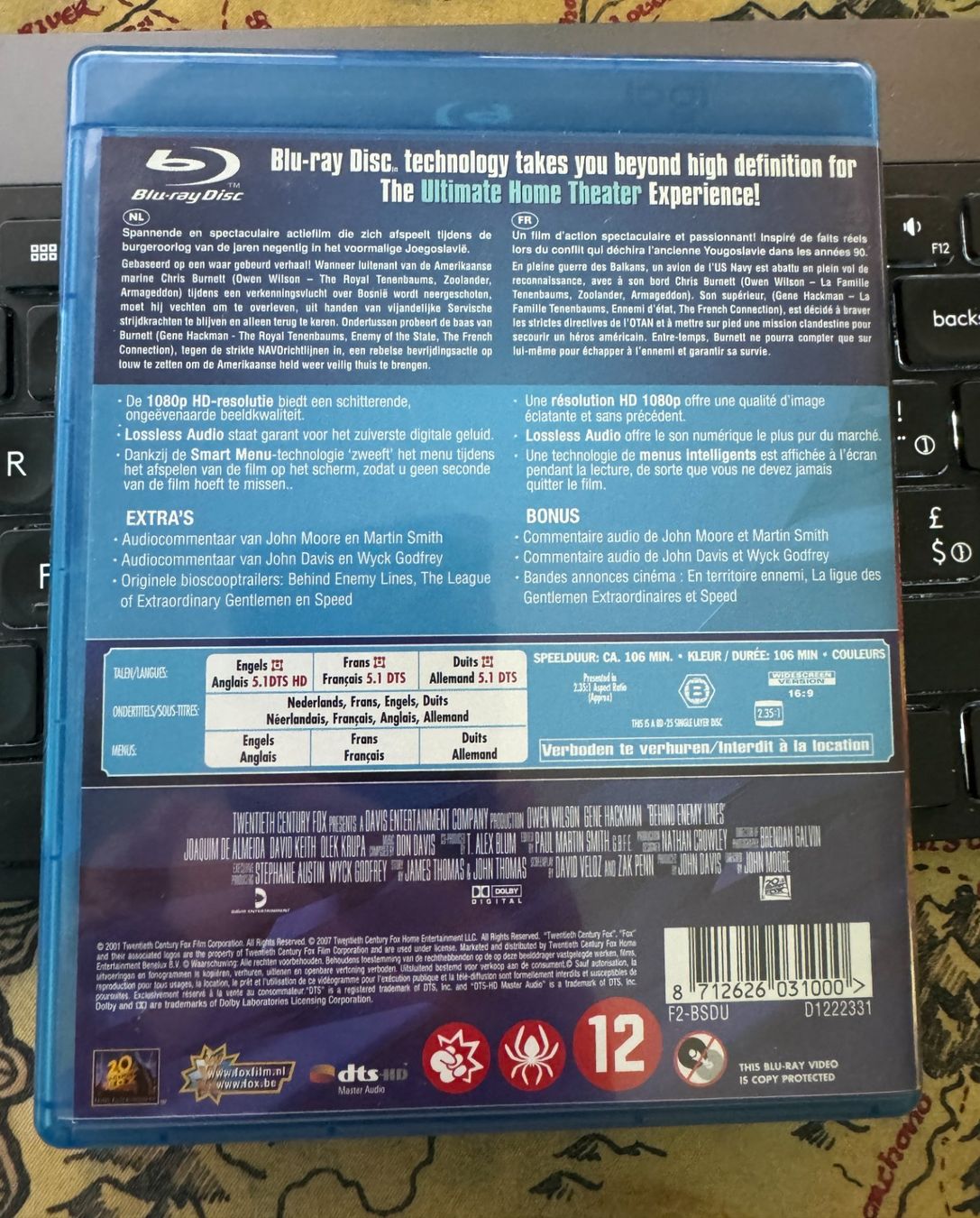 Tutti i DVDs: En territoire ennemi (2001) - Blu-ray – Usato da Semsales venduto da __Florian__ 2