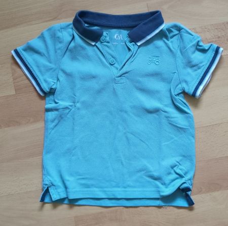 Kinder Poloshirt C&A blau Grösse 104 guter Zustand