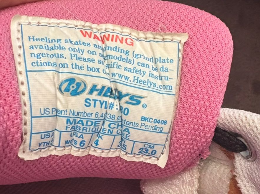 Pattini in linea & Pattini a rotelle: Heelys Schuhe mit Rollen, Grösse 36.5 – Usato da Beromünster venduto da msklef 2