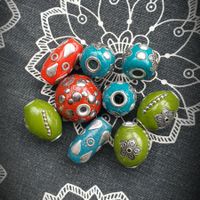Kashmir Indonesische Perlen, Sortiment 6,  bis 22mm