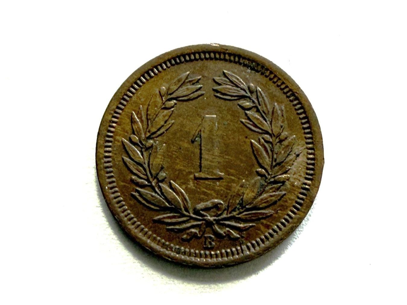 Toutes les monnaies: 1 Rappen 1920 – D'occasion à Saas-Fee par edy_z6q9 1