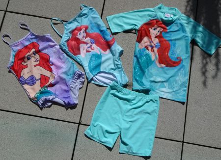 Arielle Meerjungfrau 2 Badeanzug UV Shirt Gr 122 128 Hose