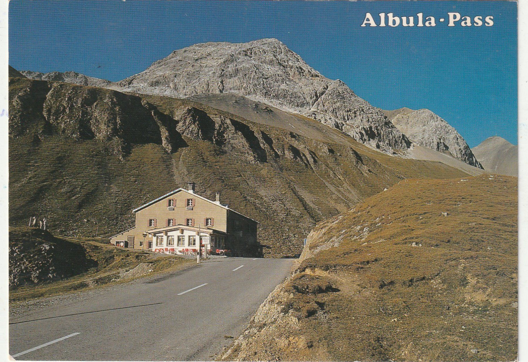 Cartes postales: Berghaus  Albulapass – D'occasion à Lumbrein par made02