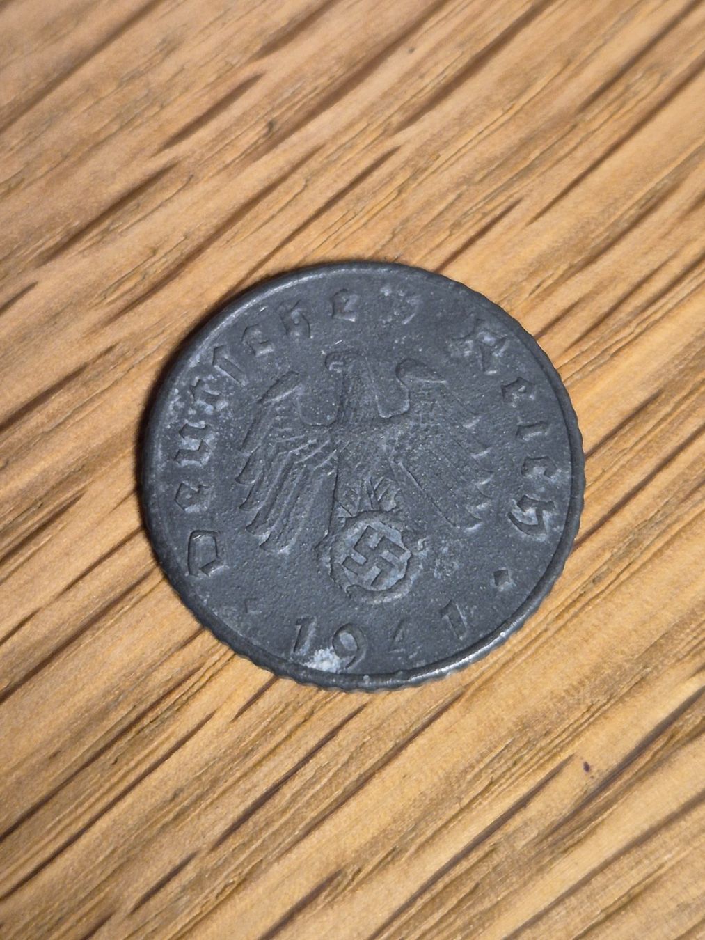 Alle Münzen: Drittes Reich - 5 Reichspfennig 1941 A – Gebraucht aus Mels von Goldenfalcon
