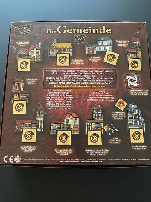 Giochi: Gesellschaftsspiel: Die Werwölfe von Düsterwald – Usato da Appenzell venduto da candy_ 1