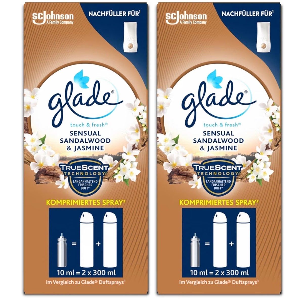 Deodoranti per ambiente: 4x Glade Nachfüller Minispray – Nuovo e nell'imballaggio originale da Basel venduto da Boelleli69