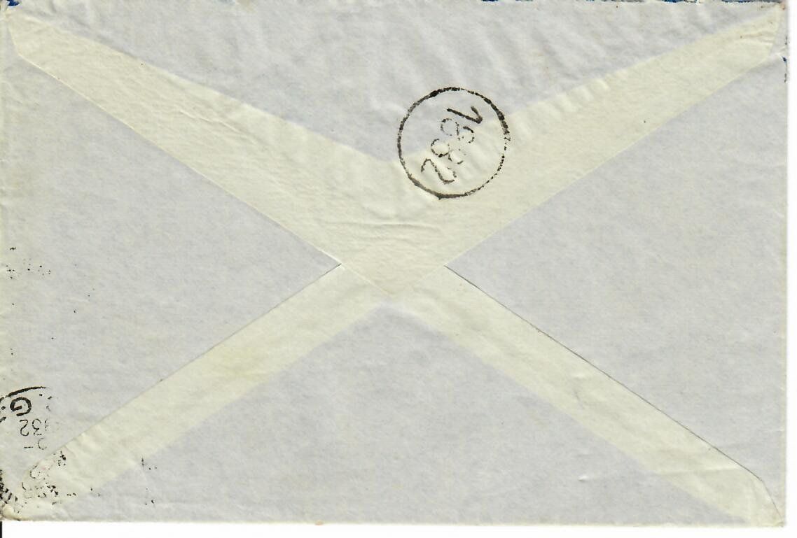 Alle Briefmarken: Flugpost mit Zeppelin 1932 – Gebraucht aus Hochdorf von Ziegel-16 1