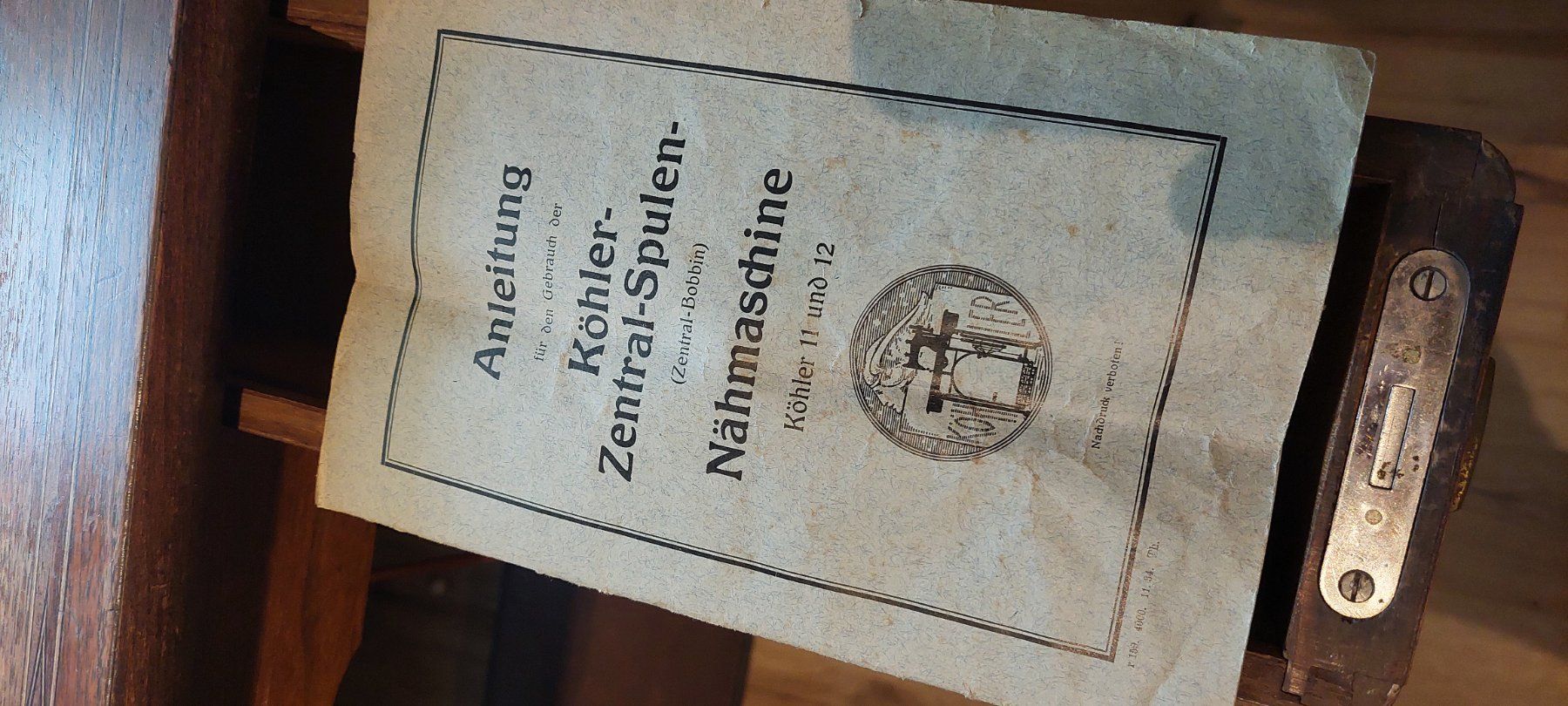 Nähmaschinen: Antike Nähmaschine Köhler 11-30 – Gebraucht aus Heimberg von bvfree 5