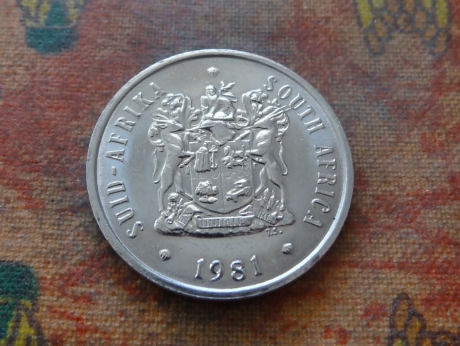 Tutti le monete: AFRIQUE DU SUD   20  Cents   1981 – Usato da Romanel-sur-Lausanne venduto da Swift13