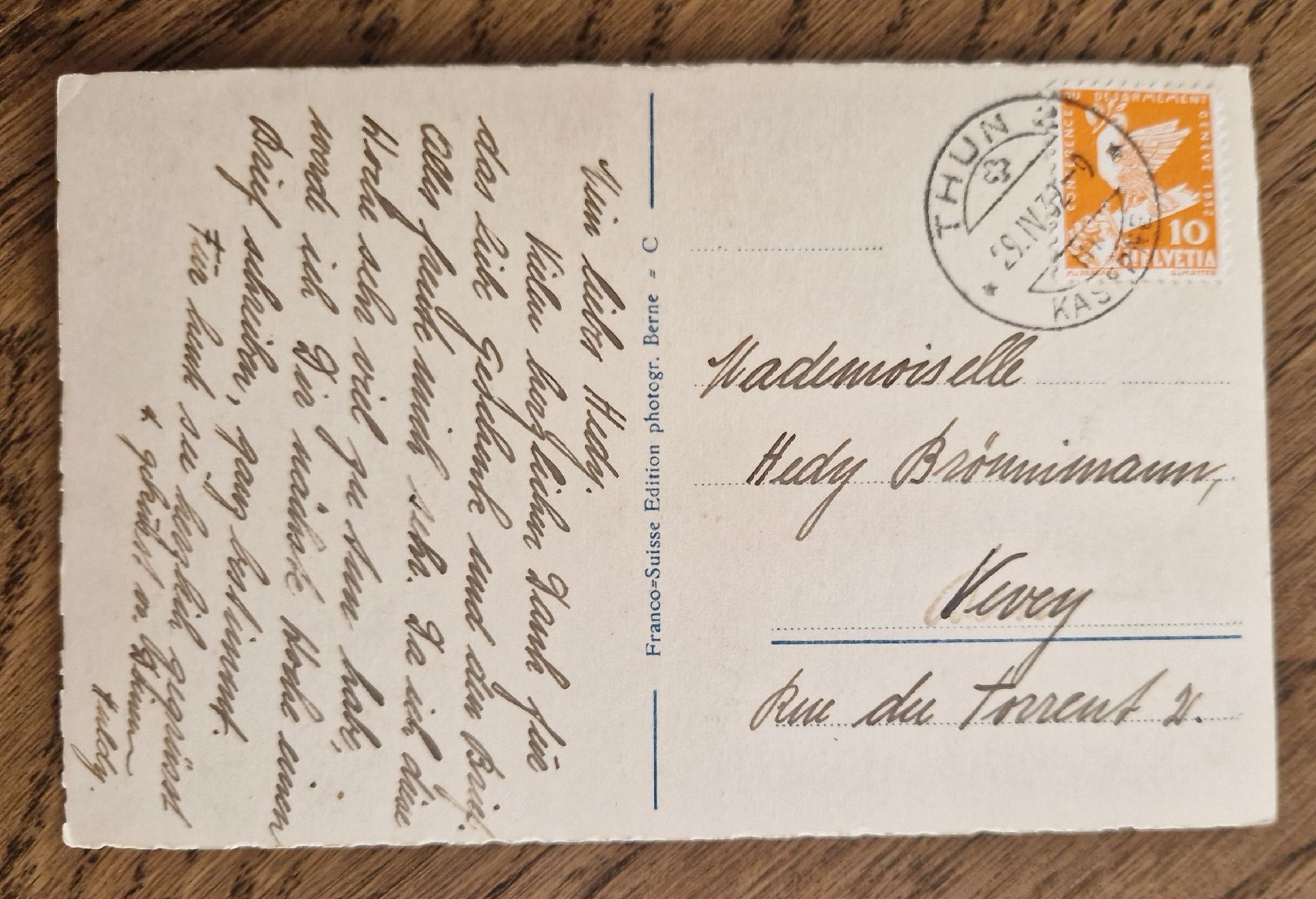 Cartoline postali: Nach dem Gewitter - Après l'orage – Usato da Ebikon venduto da Donar50 1