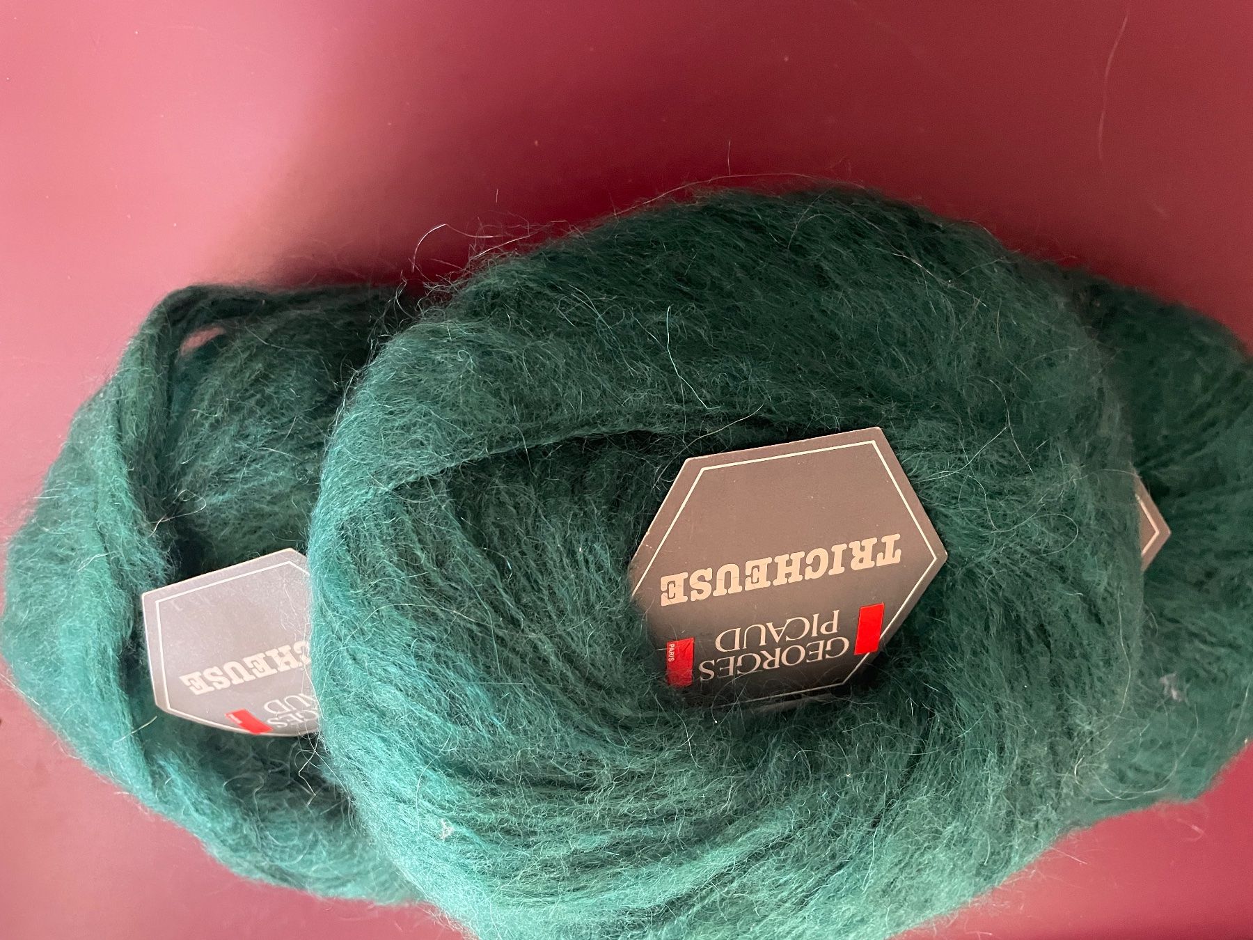 Lana: 3 Knäuel Mohair Georgs Picaud – Nuovo e nell'imballaggio originale da Holziken venduto da rual54