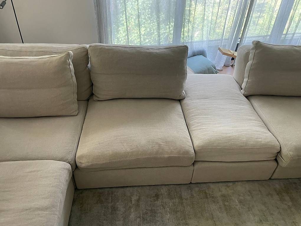 Sofas: Grosses modulares Ecksofa / Wohnlandschaft in Beige-Crème – Gebraucht aus Zürich von pri_5ynb 3