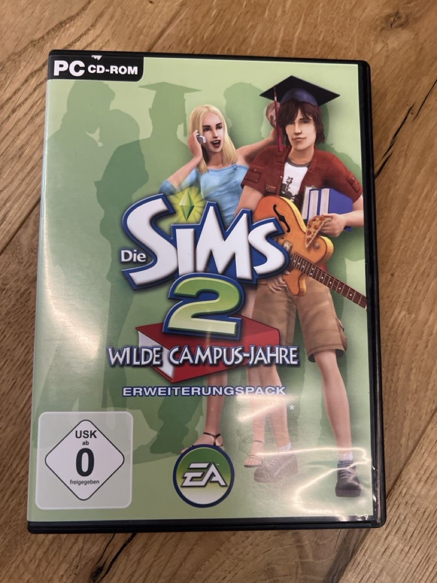 Jeux: Sims 2 Wilde Campus-Jahre – D'occasion à St. Antoni par naefp