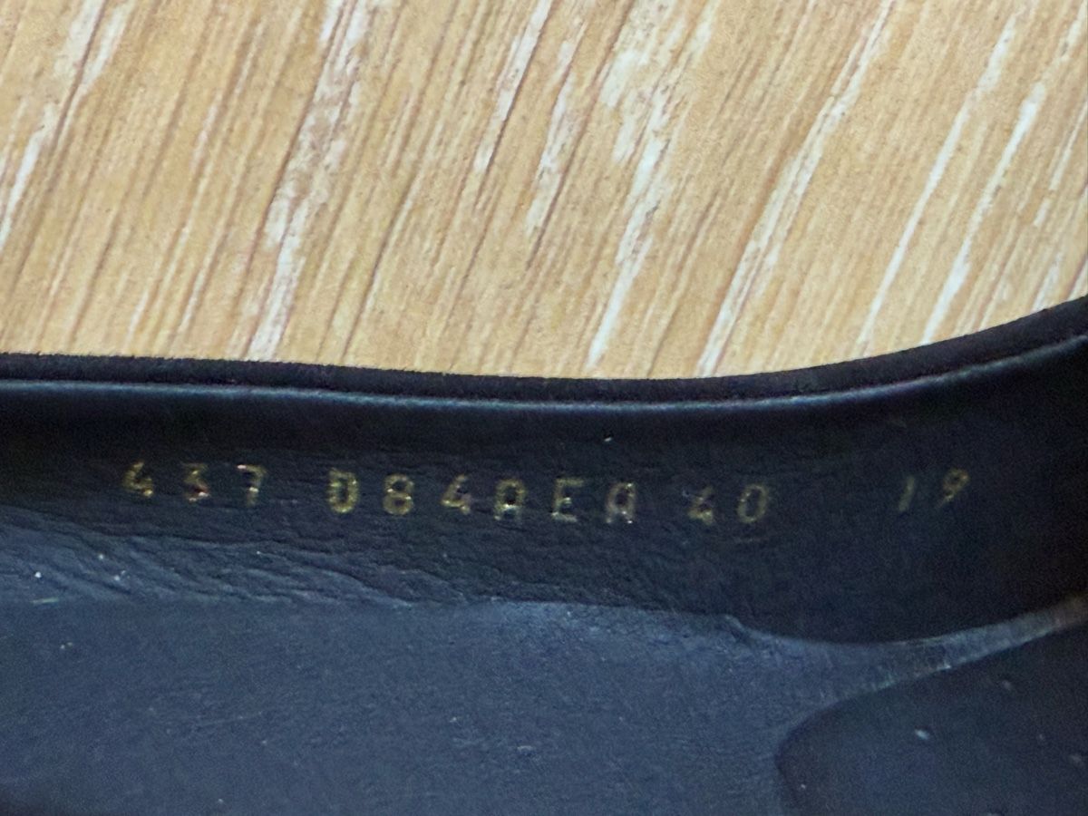 Geox Scarpe da donna: Escarpins cuir noir daim Geox, p.40 – Usato da Tavannes venduto da Thriftshop 7