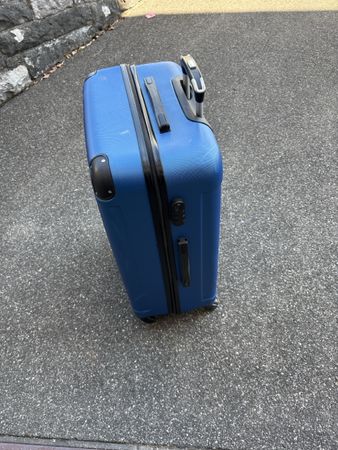Koffer blau Hartschale Rollkoffer Grösse 60cm gebraucht