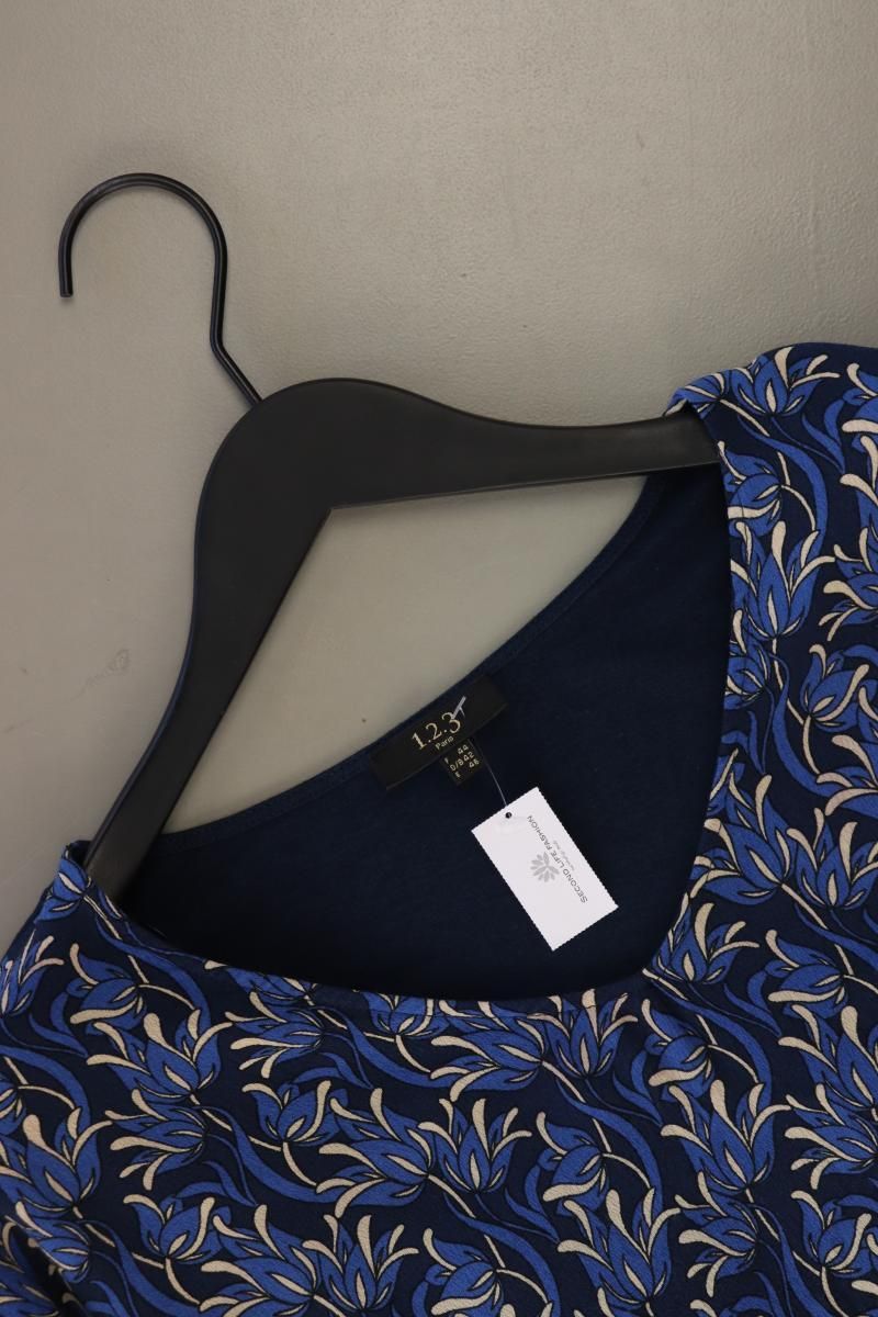 Blusen: 1.2.3 Paris Regular Bluse Gr. 42 blau – Gebraucht aus Neustadt an der Waldnaab von SecondLifeFashion 2