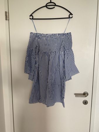 ZARA schulterfreies Sommerkleid Gr. XS