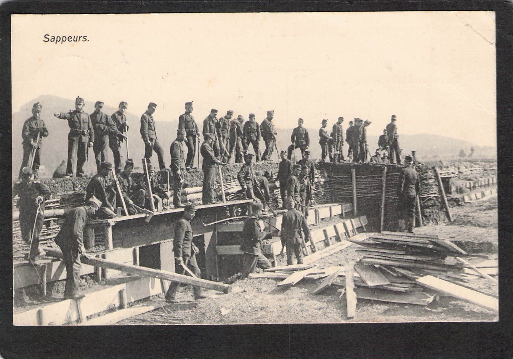 Cartoline postali: -Sappeurs 1909 – Usato da Reichenburg venduto da Pipo-67