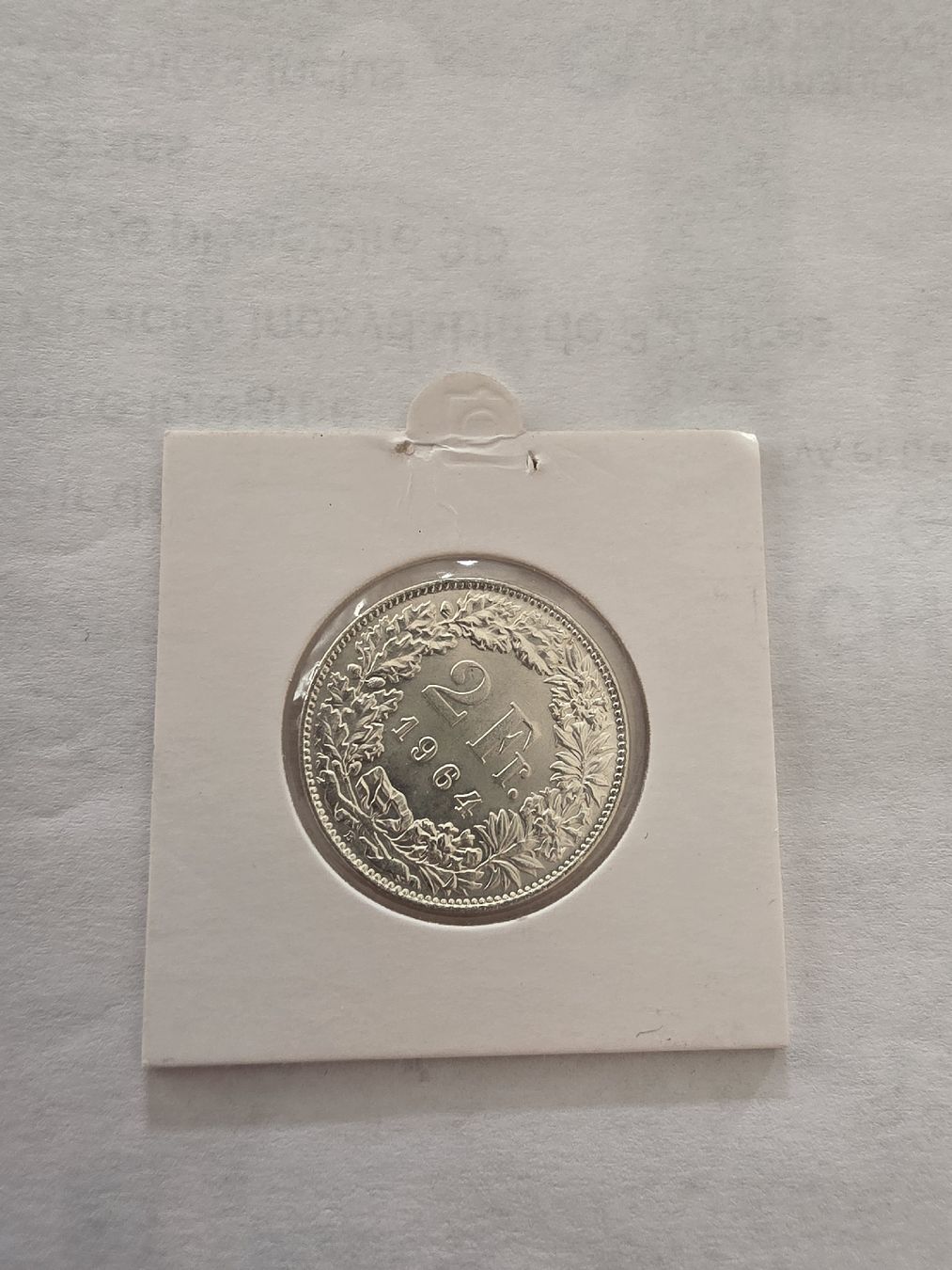 Tutti le monete: pièce argent 2chf 1964 UNZ – Nuovo (secondo la descrizione) da Fribourg venduto da yan_z5fr