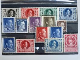 Deutsches Reich Adolf Hitler Briefmarken Lot ungebraucht