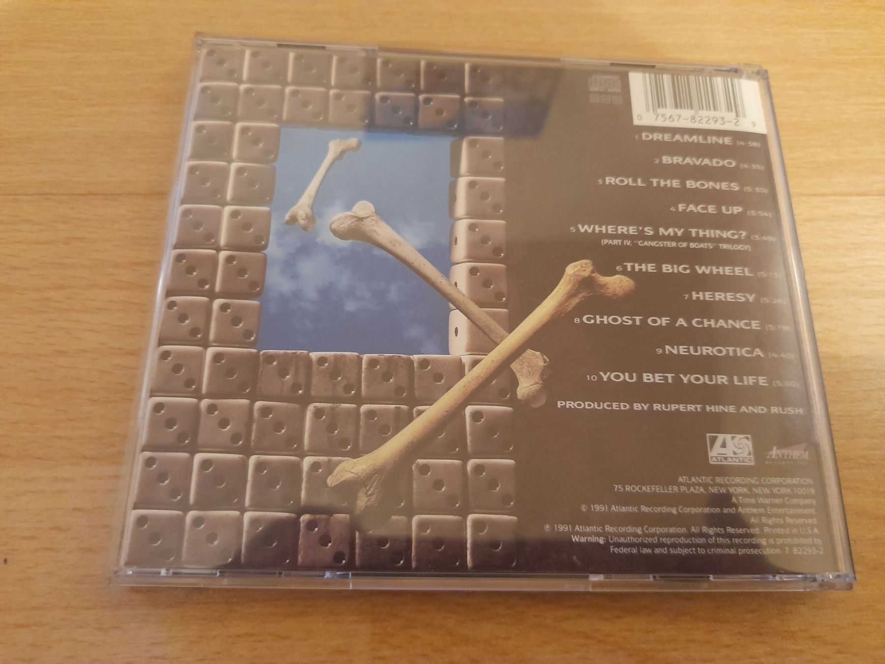 CDs: CD Rush Roll The Bones 1991 Atlantic Records – D'occasion à Lustmühle par chevi03 2