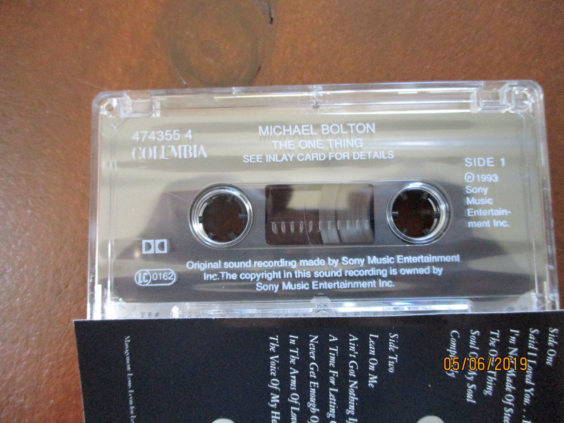 Musicassette: Michael Bolton – The One Thing – Usato da Liestal venduto da Disc-Point 1