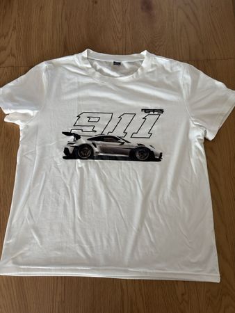 T-Shirt Weiss Porsche 911 GTS Gr.M