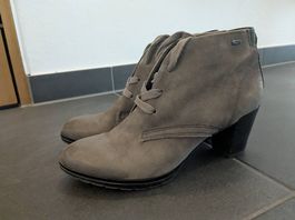 Graue Echtleder Stiefeletten 38 Roberto Santi