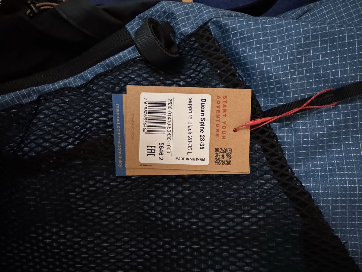 Mammut Zaini: Mammut Ducan Spine 28-35 – Nuovo e nell'imballaggio originale da Posieux venduto da tengu70 2