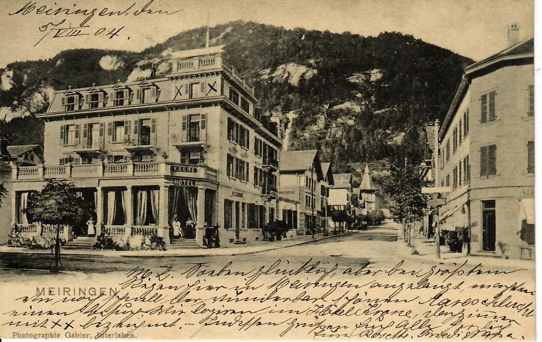 Cartoline postali: Meiringen  1904 – Usato da Hochdorf venduto da Ziegel-16