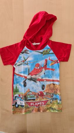 Planes T- Shirt (Grösse ca. 98/104?)