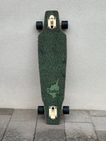 Longboard Choke grün mit Motiv gebraucht im Zustand