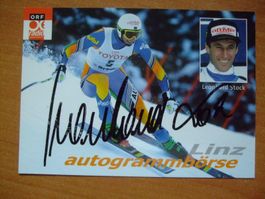 LEONHARD STOCK (AUT) AUTOGRAMMKARTE TOP