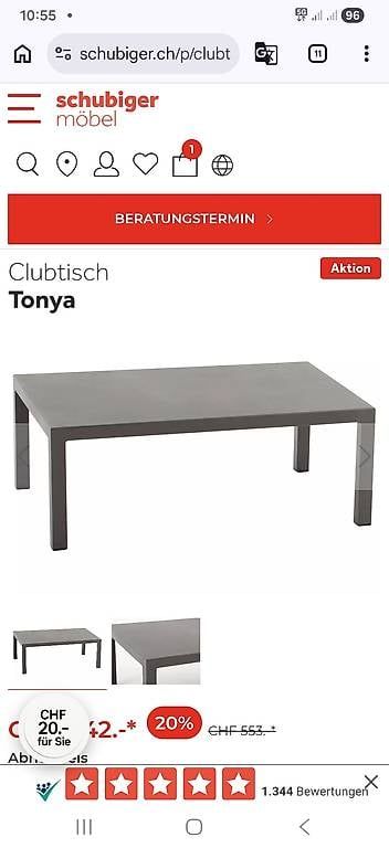 Divani: Gartenlounge Tonya Möbel Schubiger
Tonya – Nuovo (secondo la descrizione) da Gerlafingen venduto da bor_kr6x 2