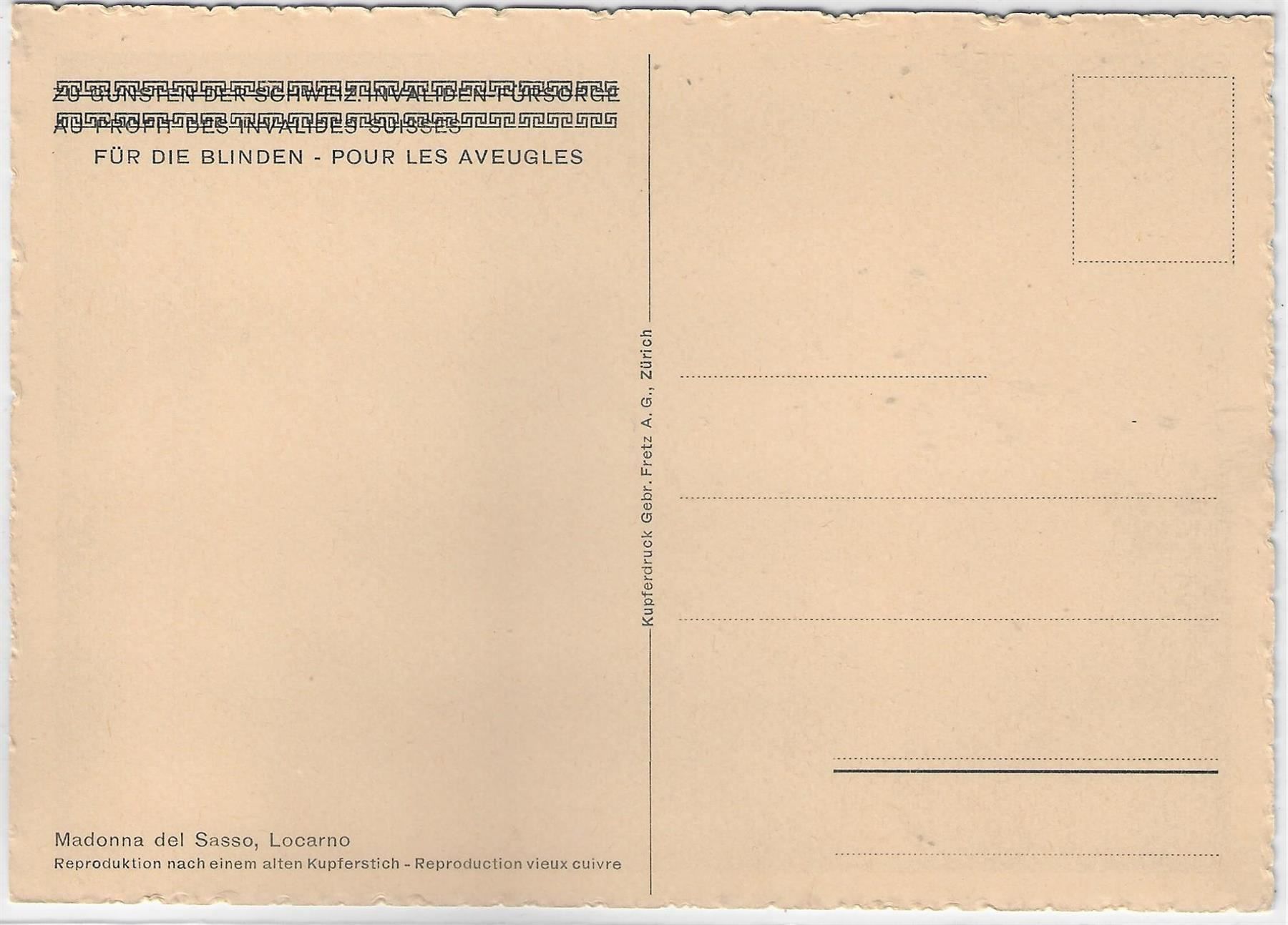 Cartes postales: Madonna del Sasso - Locarno – D'occasion à Ettingen par Kartenplanet 1