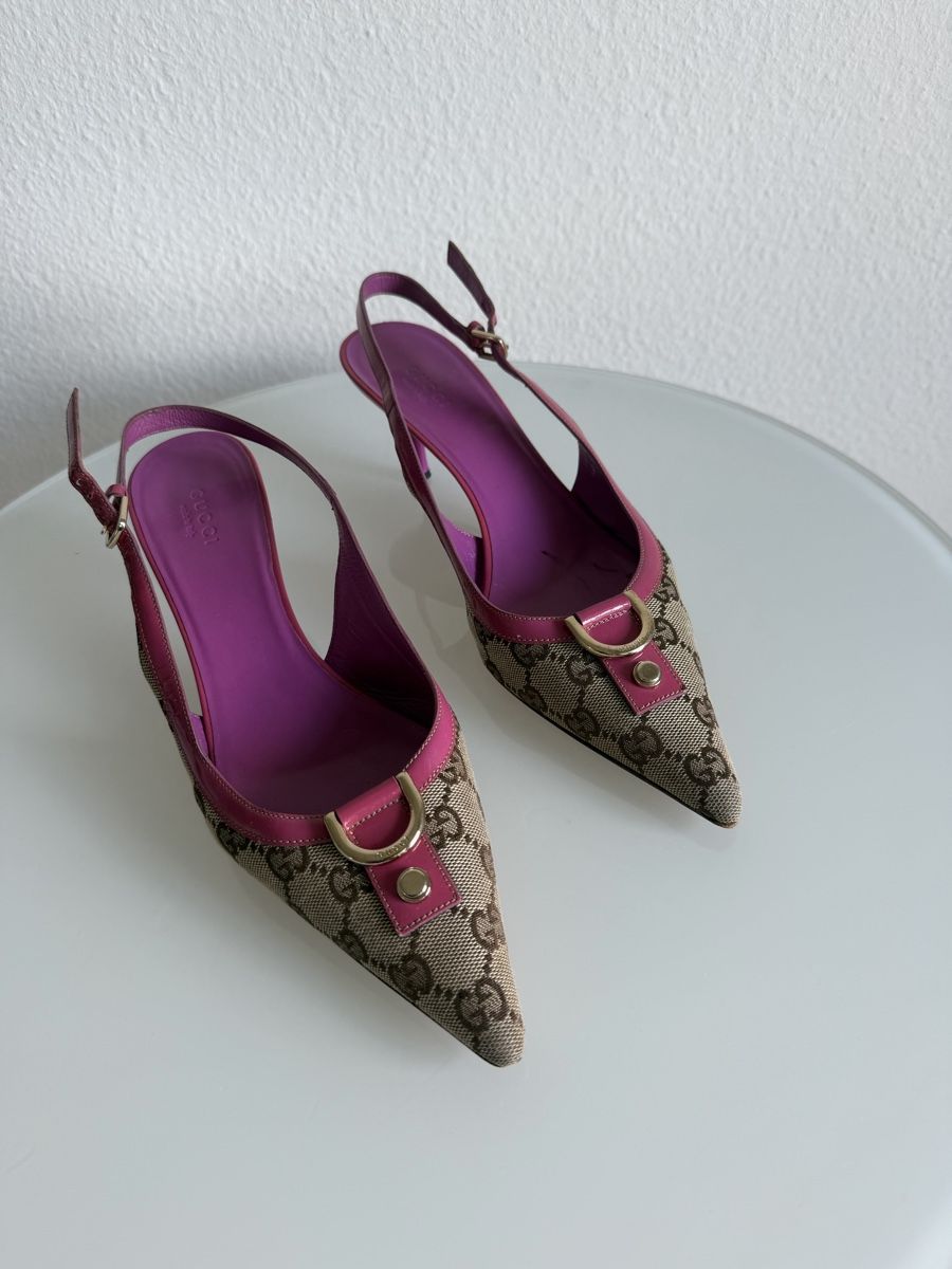 Gucci Chaussures femmes: Slingback monogramme Gucci vintage – D'occasion à Cressier FR par Kvito4ka 8
